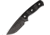 Atlas Dynamic Defense Harbinger S Fixed Blade Knife, 4in, Drop Point, Black, G10 Handle ADDHS