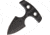 Atlas Dynamic Defense NOC Push Dagger Fixed Blade Knife, 2in, Standard Edge, Double Edge Dagger, Black G10 Handle ADDNOC
