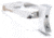 Atlas Gunworks Geppert X-Line Vario 1911 High Capacity Trigger, Curved Short, Silver, TCSS11