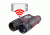 ATN BinoX THD Thermal Binoculars w/Video Recording, Wi-Fi, GPS, Smartphone Control via App. Red/Black