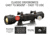 ATN Thor LTV 5-15x Thermal Imaging Rifle Scopes Gen 5, 320x240 w/ Video Recording, Black, TIWSTLTV335X