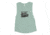 Atoll Board Co Ladies Muscle Tank with Atoll Paddle Board Truck Graphic - Dusty Blue, M - Dusty Blue,M, 6459504AB336BDusty-Blue-M