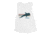Atoll Board Co Ladies Muscle Tank with Atoll Whale Shark Graphic - White, 2XL - White,2XL, 62C614FF9083DWhite-2XL