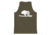 Atoll Board Co Mens Tank Top with Atoll Bison Logo - Military Green, S - Military Green,S, 62905363E2E77Military-Green-S