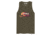 Atoll Board Co Mens Tank Top With Atoll Color Shift Logo - Military Green, S - Military Green,S, 628E5AD7CA647Military-Green-S