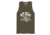 Atoll Board Co Mens Tank Top with Atoll Octopus Design - Military Green, S - Military Green,S, 629A5D2278D90Military-Green-S