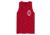 Atoll Board Co Mens Tank Top with Atoll Shark Fossil Graphic - Red, S - Red,S, 6487459A4AC87Red-S
