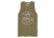 Atoll Board Co Mens Tank Top with Atoll Skull Island Graphic - Military Green, M - Military Green,M, 645044E1275D0Military-Green-M