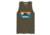 Atoll Board Co Mens Tank Top with Atoll Sunset Logo Original Edition - Military Green, 3XL - Military Green,3XL, 629A5A772E8D4Military-Green-3XL