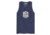 Atoll Board Co Mens Tank Top with Atoll Wave Graphic - Harbor Blue, XL - Harbor Blue,XL, 64639551098A5Harbor-Blue-XL