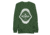 Atoll Board Co Unisex Premium Sweatshirt with Atoll Shark Fossil Graphic - Forest Green, S - Forest Green,S, 648746419EE75Forest-Green-S