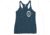 Atoll Board Co Womens Racerback Tank with Atoll Shark Fossil Graphic - Indigo, XS - Indigo,XS, 648749F72A849Indigo-XS