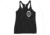 Atoll Board Co Womens Racerback Tank with Atoll Shark Fossil Graphic - Vintage Black, L - Vintage Black,L, 648749F72A849Vintage-Black-L
