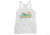 Atoll Board Co Womens Racerback Tank with Atoll Wave Graphic - Heather White, XS - Heather White,XS, 62C1DE7ED8E02Heather-White-XS