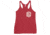 Atoll Board Co Womens Racerback Tank with Atoll Wave Graphic - Vintage Red, L - Vintage Red,L, 64639B68EFCABVintage-Red-L