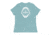 Atoll Board Co Womens Relaxed T-Shirt with Atoll Shark Fossil Graphic - Heather Blue Lagoon, M - Heather Blue Lagoon,M, 648749750F4D1Heather-Blue-Lagoon-M