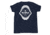 Atoll Board Co Youth Short Sleeve T-Shirt with Atoll Shark Fossil Graphic - Navy, L - Navy,L, 64874832E55D2Navy-L