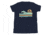 Atoll Board Co Youth Short Sleeve T-Shirt with Atoll Wave Graphic - Navy, XL - Navy,XL, 630D458333F37Navy-XL