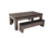 Atomic Hampton 3-In-1 Combo Game Table Billiards, Ping Pong, Dining, Grey wood grain, G05302W