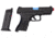The Laser Ammo ATP uses a green gas charged magazine. 
