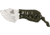 Attack-Rescue-Survive Shanghai Shank Fixed Blade Neck Knife, Bead Blast, Skeletonized Handle w/ OD Green Cord Wrap Grip ARS07OD
