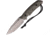 Attleboro Knives The Attleboro Fixed Blade Knife, 9.75in Overall, 4.5in, S35VN, Stonewash Partially Serrated Drop Point Blade, Black Canvas Micarta Handle, Boltaron Sheath, AK-10114