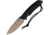 Attleboro Knives The Attleboro Fixed Blade Knife, 9.75in Overall, 4.5in, S35VN, Coyote Brown Cerakote Partially Serrated Drop Point Blade, Black Canvas Micarta Handle, Boltaron Sheath, AK-10112