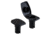 Attwood Marine Angled Pole Oval 2-Pin Base, Black, 91022-7