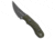Audacious Concept Fanglet Fixed Blade Knife, 2.44in, CPM MagnaCut, Trailing Point Blade, G-10, OD Green Handle, OD Green/Gray, 6.26 inch, BHQ-219226