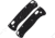 August Engineering Bugout 535 Handle Scales, Black, Honeycomb Pattern, Aluminum, AE-1102-BLK