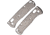 August Engineering Classic Ti SW Mini Bugout 535 Handle Scales, Stonewash, Titanium, AE-1902