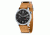 AVI-8 Flyboy Watch Japan Automatic 2 Hands with 24 hours and Small Second, Black/Tan, AV-4048-01