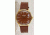 Axcent Episode Watch, Brown Strap, Brown Face, Gold Hands X11027-736