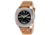 Axcent Pimp Watch, Brown Band, Black Face, White Numerals X17001-266