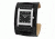 Axcent Broabdand Watch, Black Strap, Black Face, Silver Hands X17741-237
