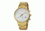 Axcent Strive Watch, Gold Bracelet, White Face, Gold Hands X21977-132