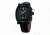 Axcent Haparanda Watch, Black Strap, Black Face, Silver Hands X3100b-267