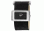 Axcent Stone Watch, Black Strap, Black Face, Silver Hands X40272-237