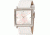 Axcent Dream Square Watch, White Strap, White Face, Silver Hands X40604-641