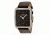 Axcent Graphic Watch, Dark Brown Strap, Dark Brown Face, Silver Hands X42711-736