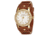 Axcent Remix Watch, Camel Strap, White Face, Gold Hands X43888-146