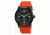 Axcent M10 Watch, Orange Strap, Black Face, Silver Hands X5571b-268