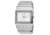 Axcent Brick Watch, Silver Bracelet, White Dial, Silver Hands X56363-111