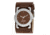 Axcent Scratch Watch, Brown Strap, Brown Face, Silver Hands X61004-746