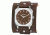 Axcent The Rock Round Watch, Brown Strap, Brown Face, Silver Hands X61623-736