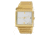 Axcent Harriet Watch, Gold Bracelet, Silver Face, Gold Hands X62858-132