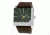 Axcent The Edge Watch, Brown Strap, Forest Green Face, Multicolored X63402-736