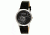 Axcent Dream Round Watch, Black Strap, Black Face, Silver Hands X64352-257