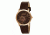 Axcent Dream Round Watch, Brown Strap, Brown Face, Rose Gold Hands X6435r-756