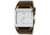 Axcent Loud Watch, Brown Strap, Silver Face, Silver Hands X80202-646